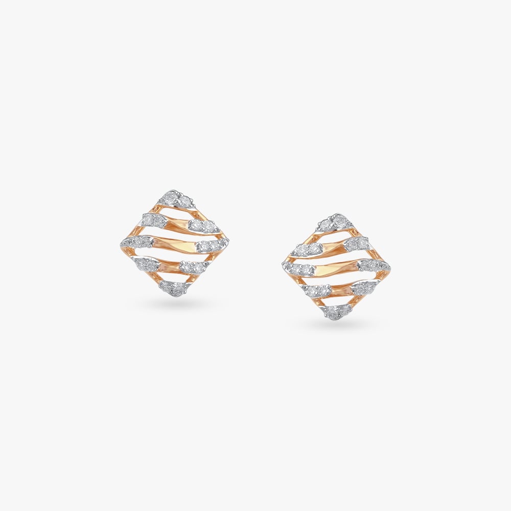 Chic Flow Diamond Pendant and Earrings Set,,hi-res image number null