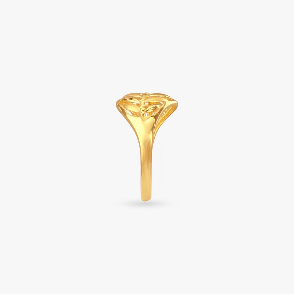 Fern Whisper Gold Ring,,hi-res image number null