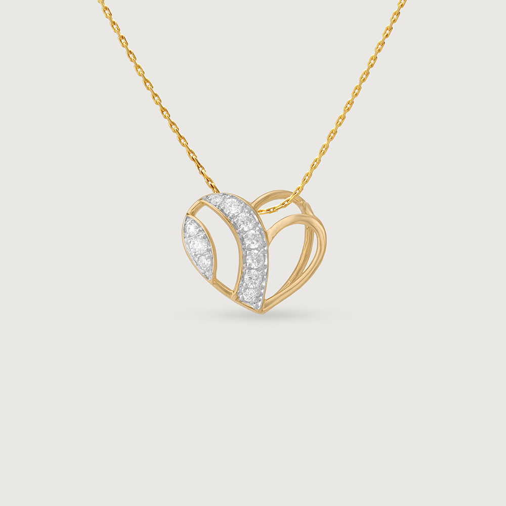 Bee Loved Heart Diamond Pendant,,hi-res image number null