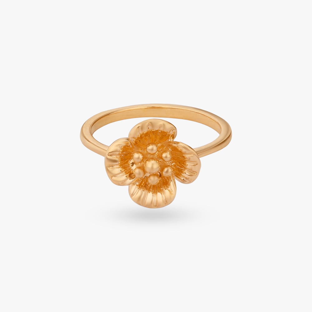 

Radiant Bloom Gold Ring