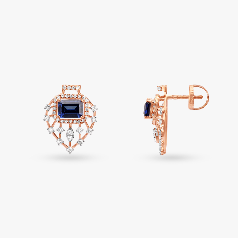 Luxurious Diamond Pendant and Earrings Set,,hi-res image number null