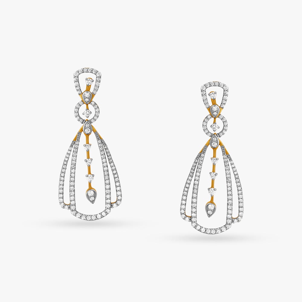 Luminous Contemporary Diamond Necklace Set,,hi-res image number null
