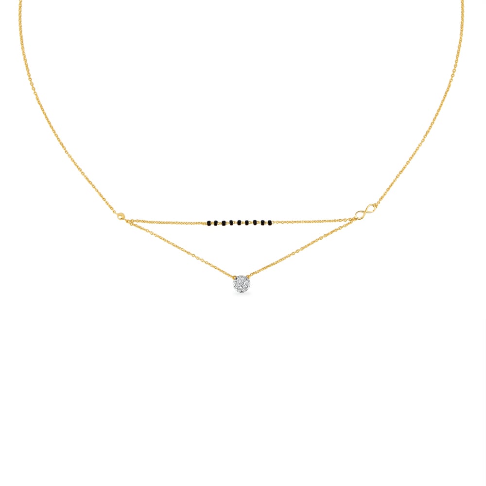 14KT Yellow Gold Two-As-One Mangalsutra,,hi-res image number null