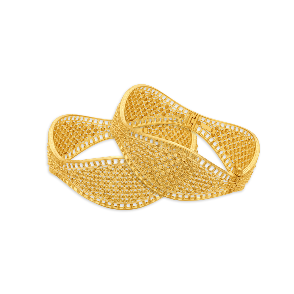 Broad Wave Form Bangle,,hi-res image number null