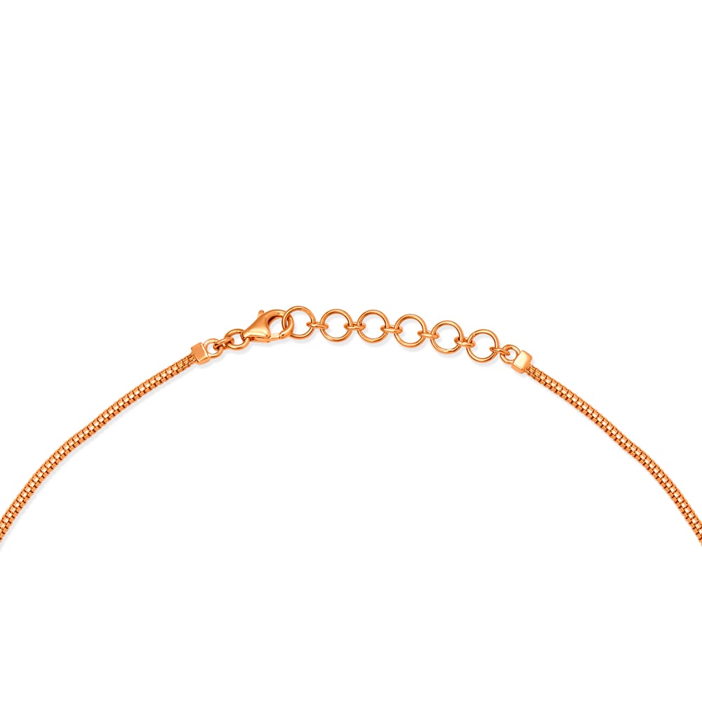 Glistening Rose Gold and Diamond Necklace Set,,hi-res image number null