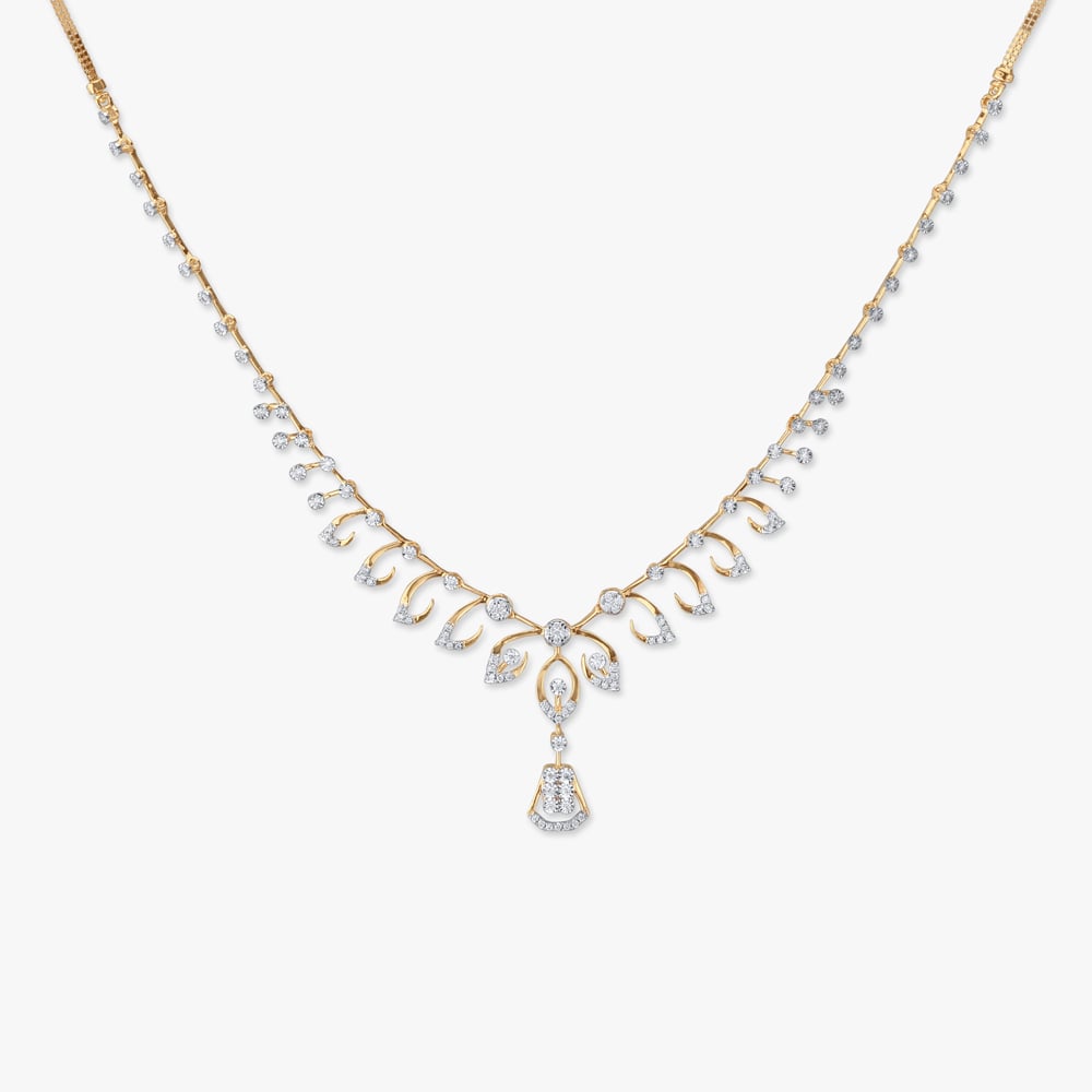 Radiant Vine Diamond Necklace Set,,hi-res image number null