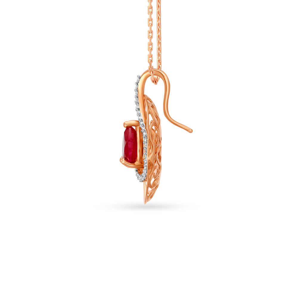 Intricate Diamond Pendant,,hi-res image number null