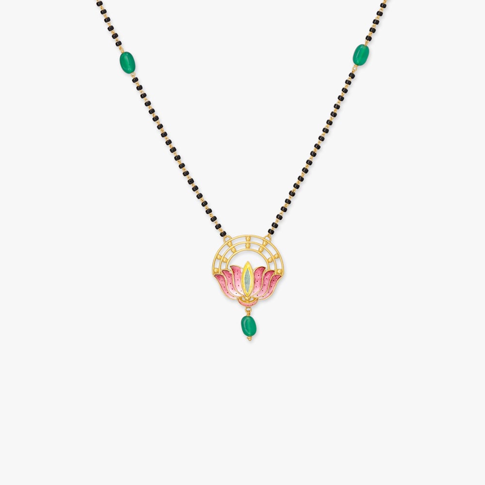 

Celestial Lotus Gold Mangalsutra