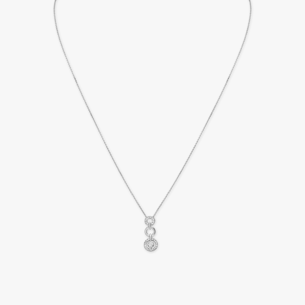It Goes Round! Diamond Pendant with Chain,,hi-res image number null