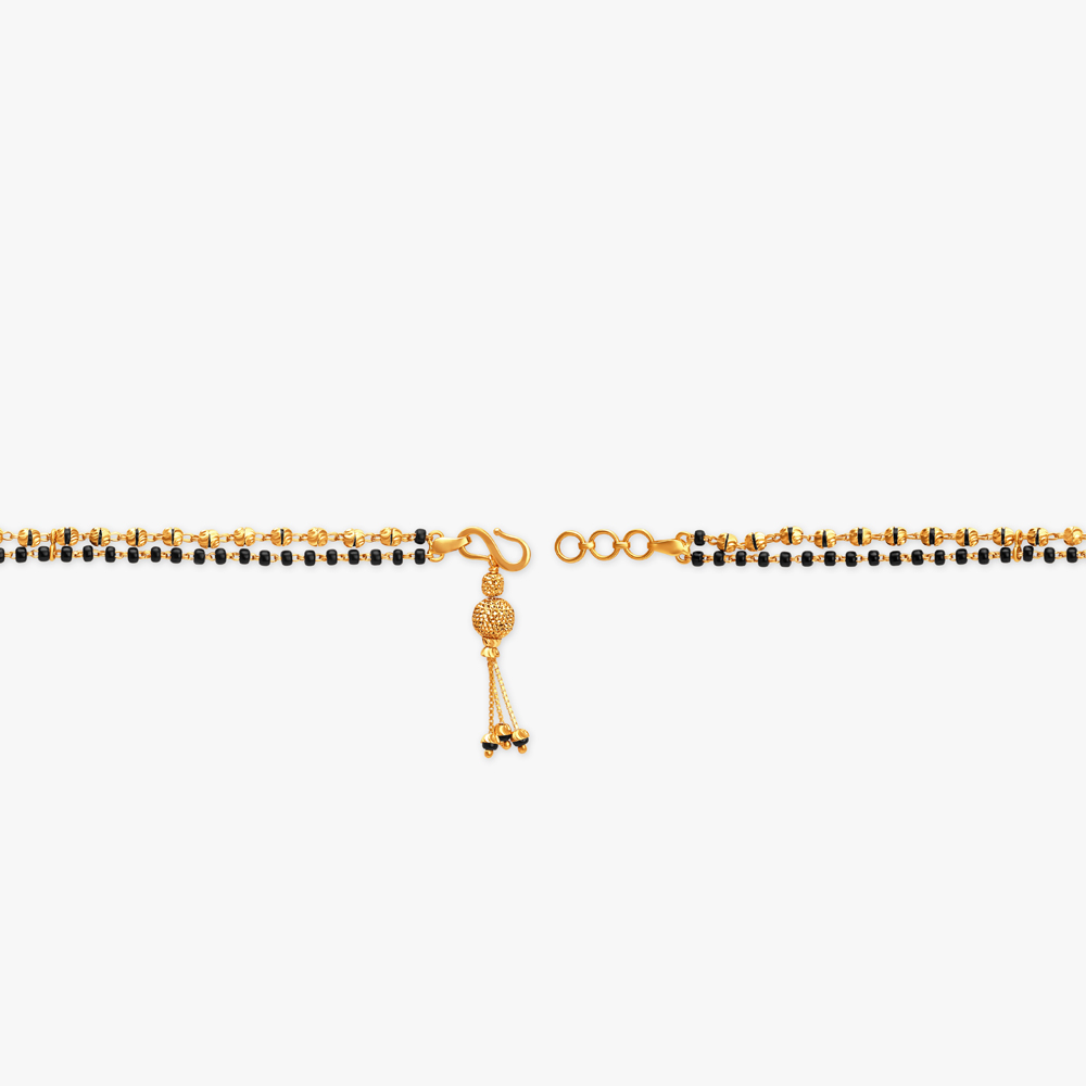 Dainty Gold Mangalsutra Bracelet,,hi-res image number null