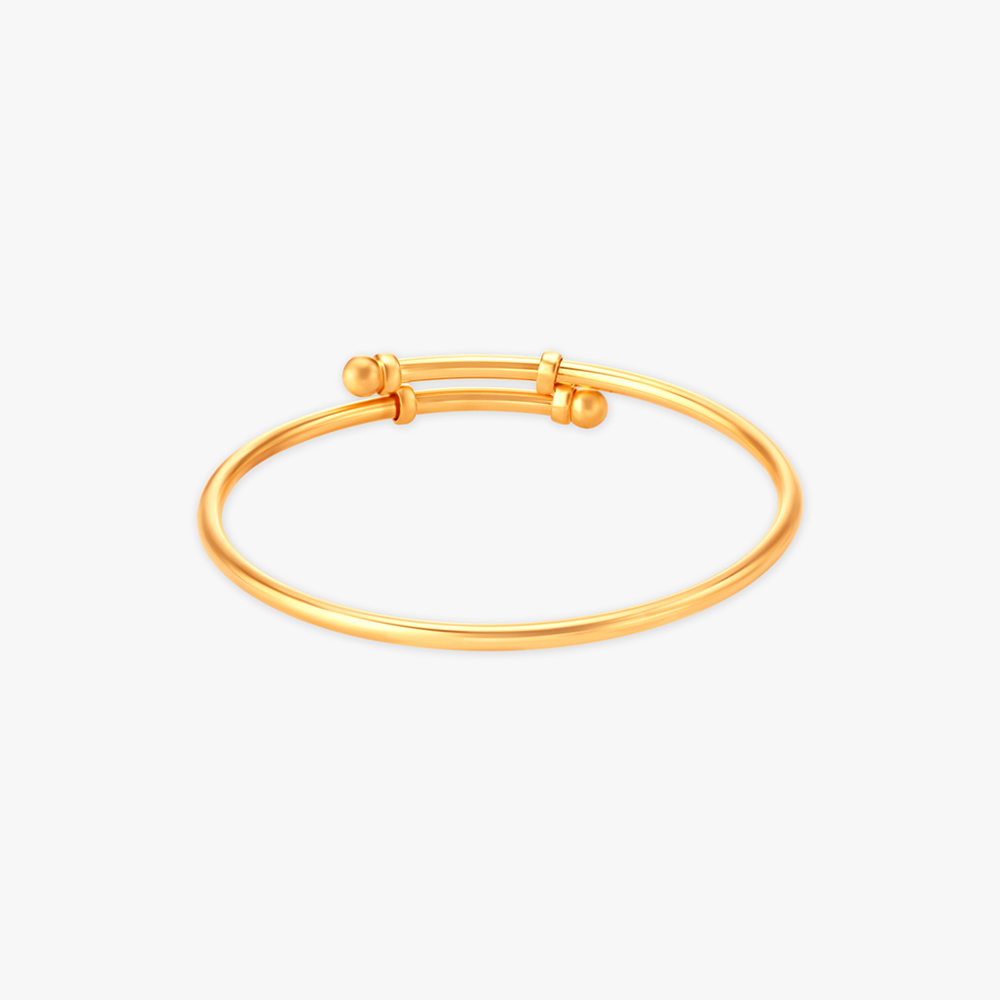 Vroom Baby Nazaria Gold Bracelet | Black Beads Bracelet | CaratLane