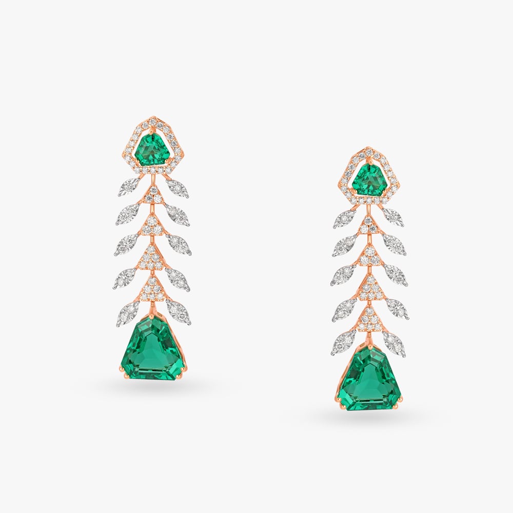 Verdant Symphony Natural diamond Necklace Set,,hi-res image number null
