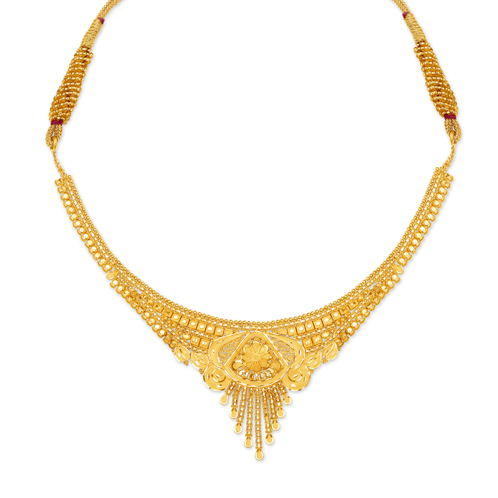 Artistic Gold Necklace Set,,hi-res image number null