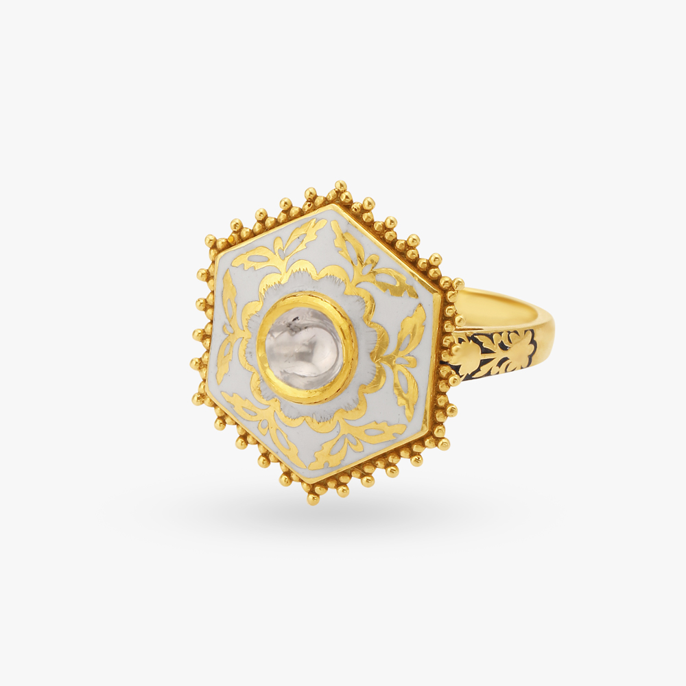 Enchanting Geometric Ring,,hi-res image number null