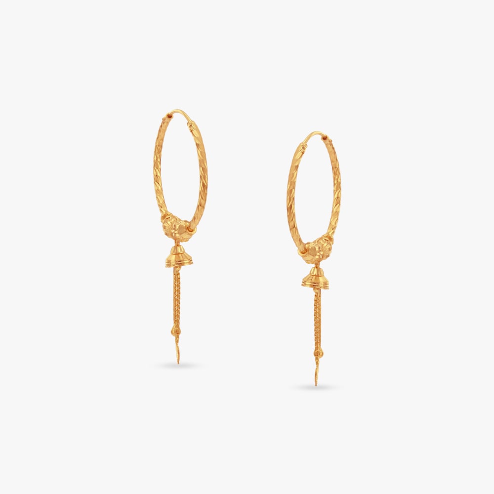 

Heritage Glow Gold Hoop Earrings