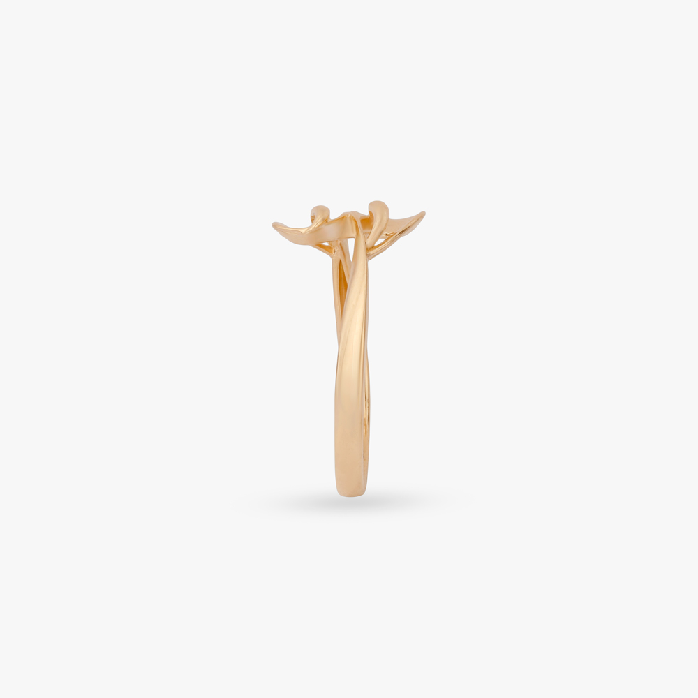 Abstract Knot Gold Ring,,hi-res image number null