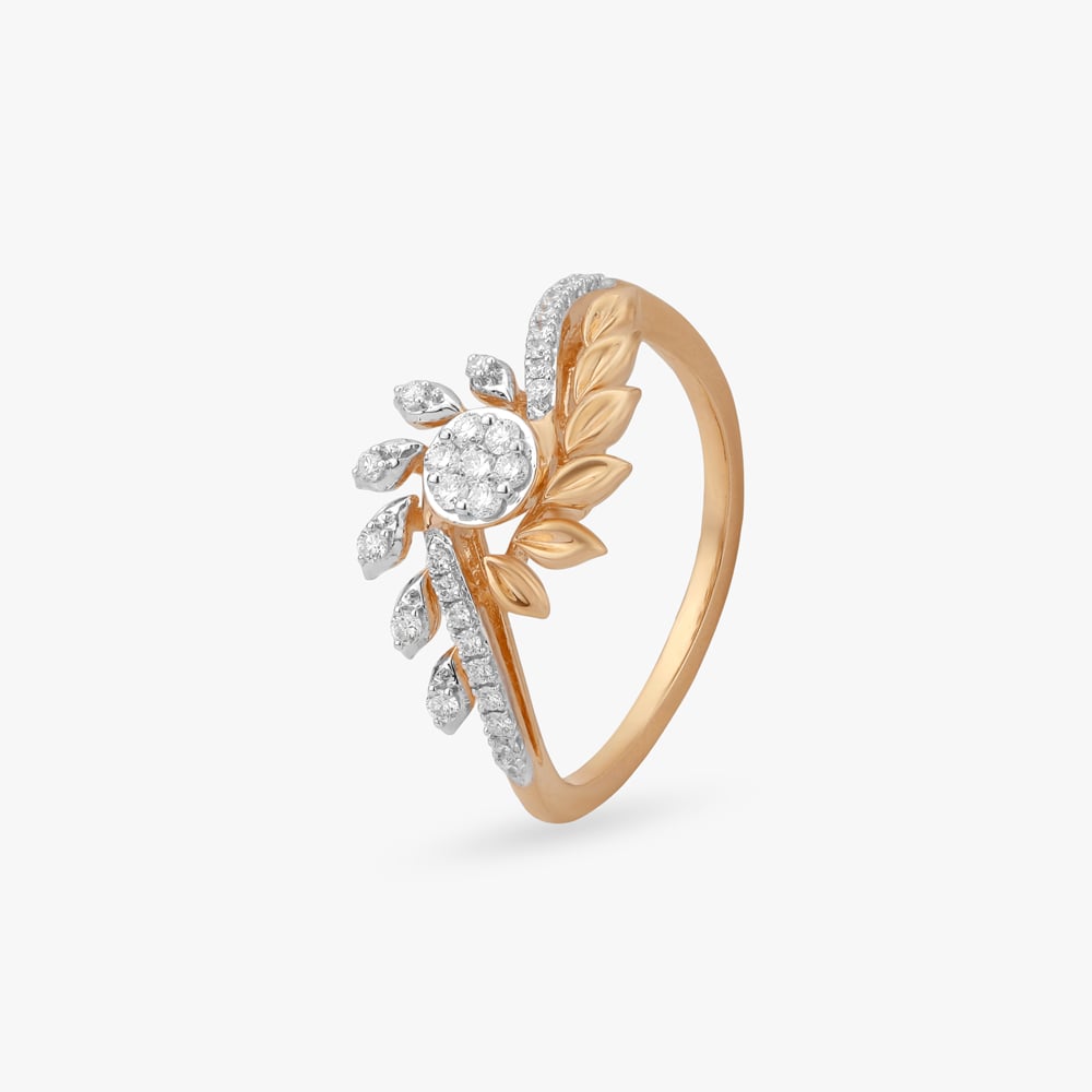 

Sunlit Petals Diamond Ring