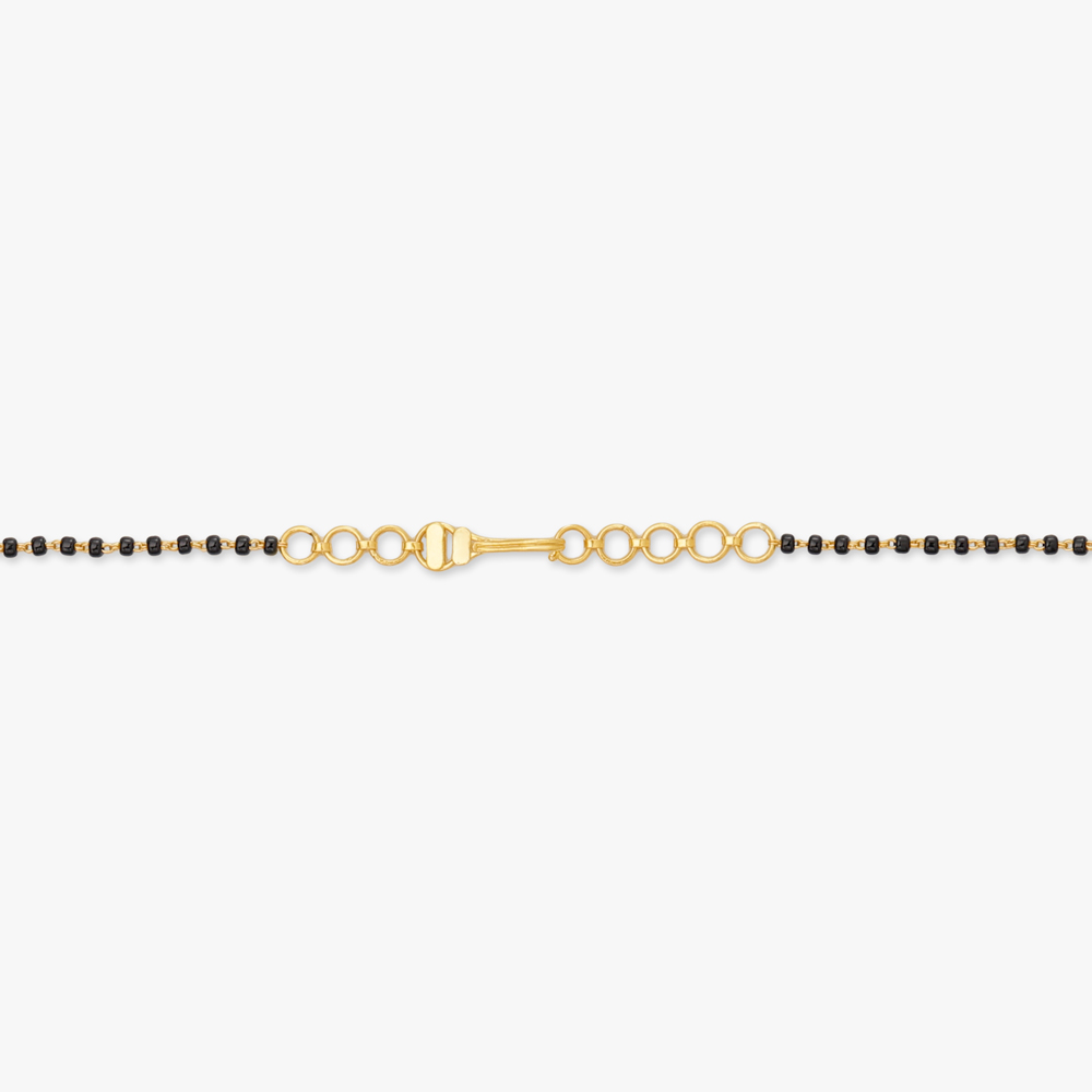 Lotus Cascade Gold Mangalsutra,,hi-res image number null