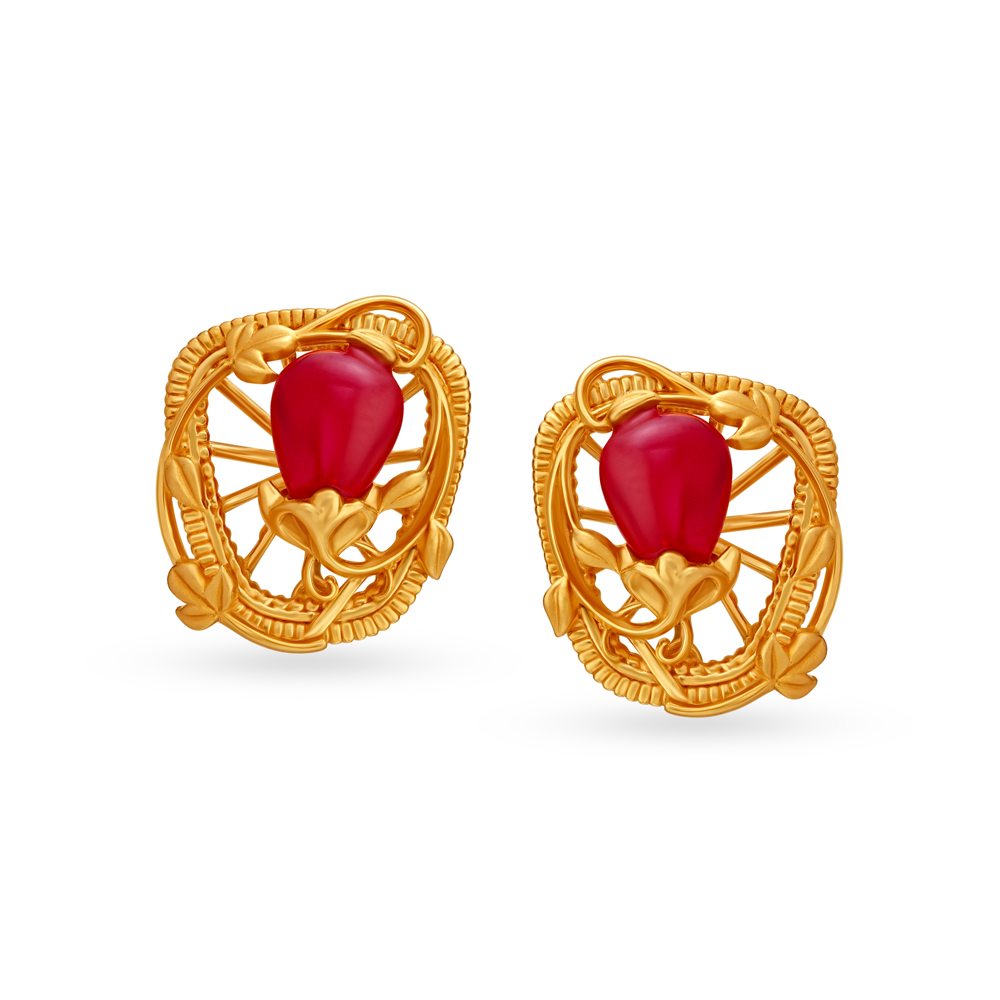 Shop Gold Earrings Under 10000  Bawa Jewellers