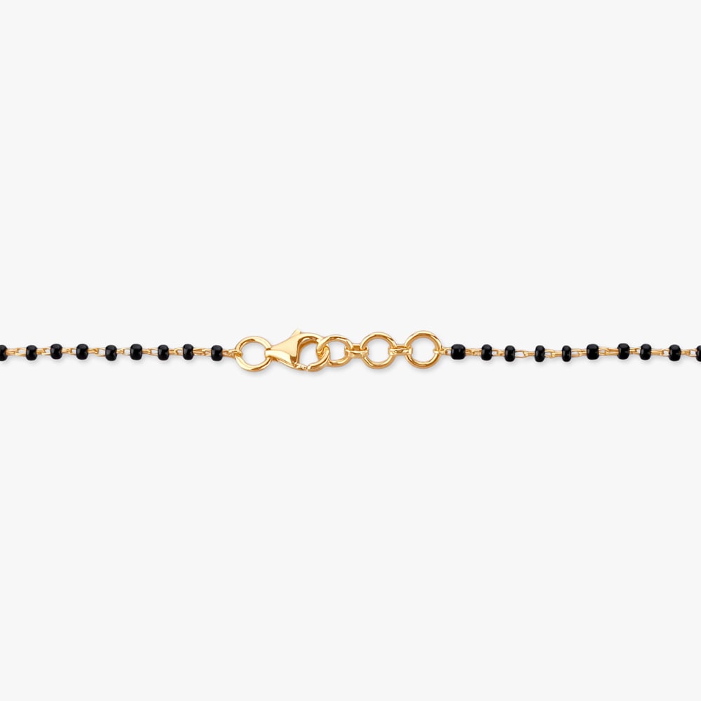 Twinkle Teardrop Diamond Mangalsutra,,hi-res image number null