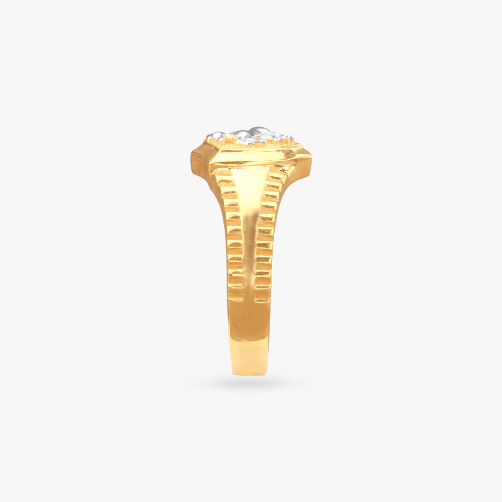 Gallop Guard Gold Ring for Men,,hi-res image number null