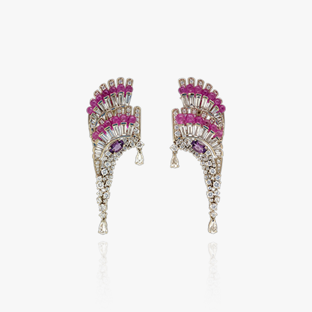 Majestic Arc Diamond Necklace Set,,hi-res image number null