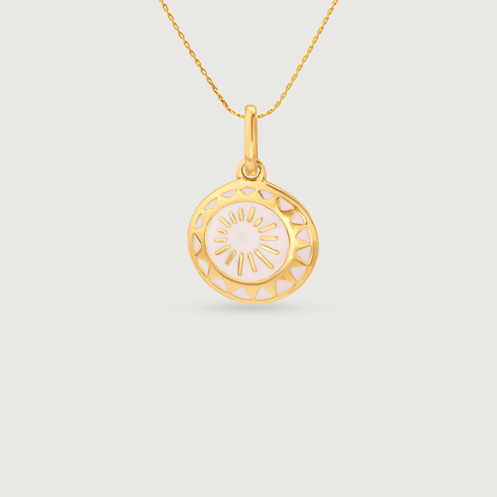 Radiant Dusk Gold Pendant,,hi-res image number null