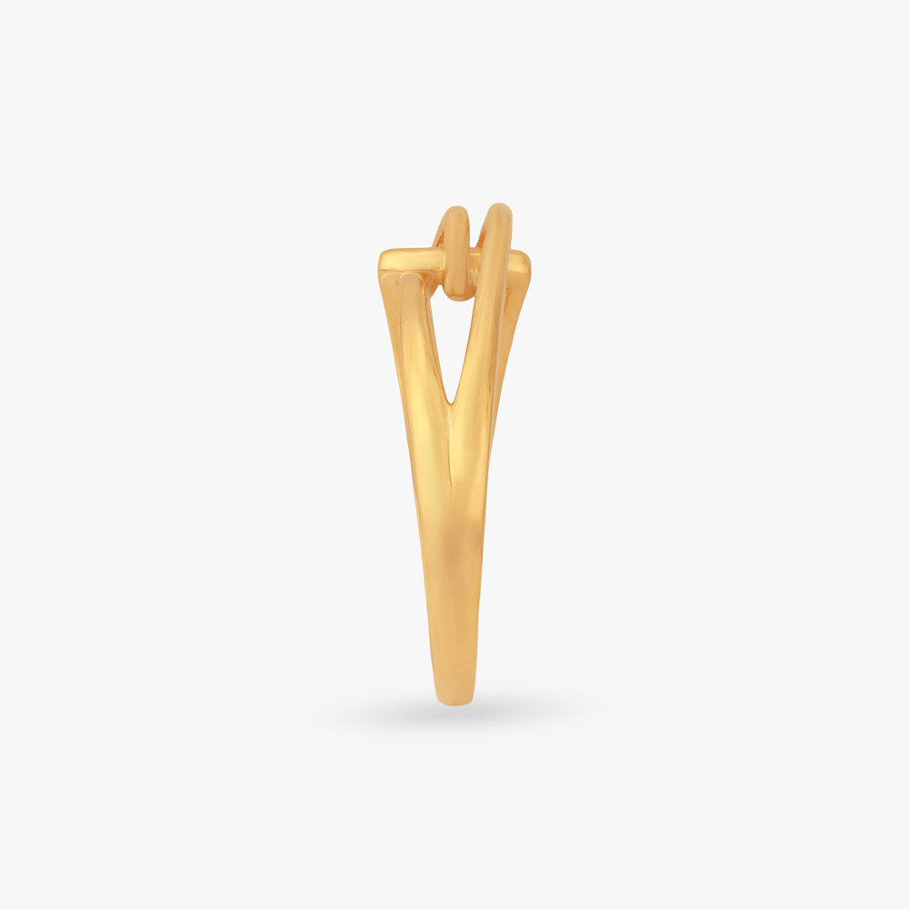 Open Loop Gold Ring,,hi-res image number null