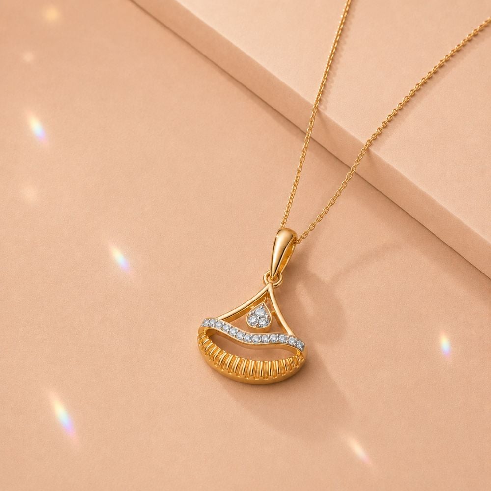 Lumin Crest Diamond Pendant,,hi-res image number null