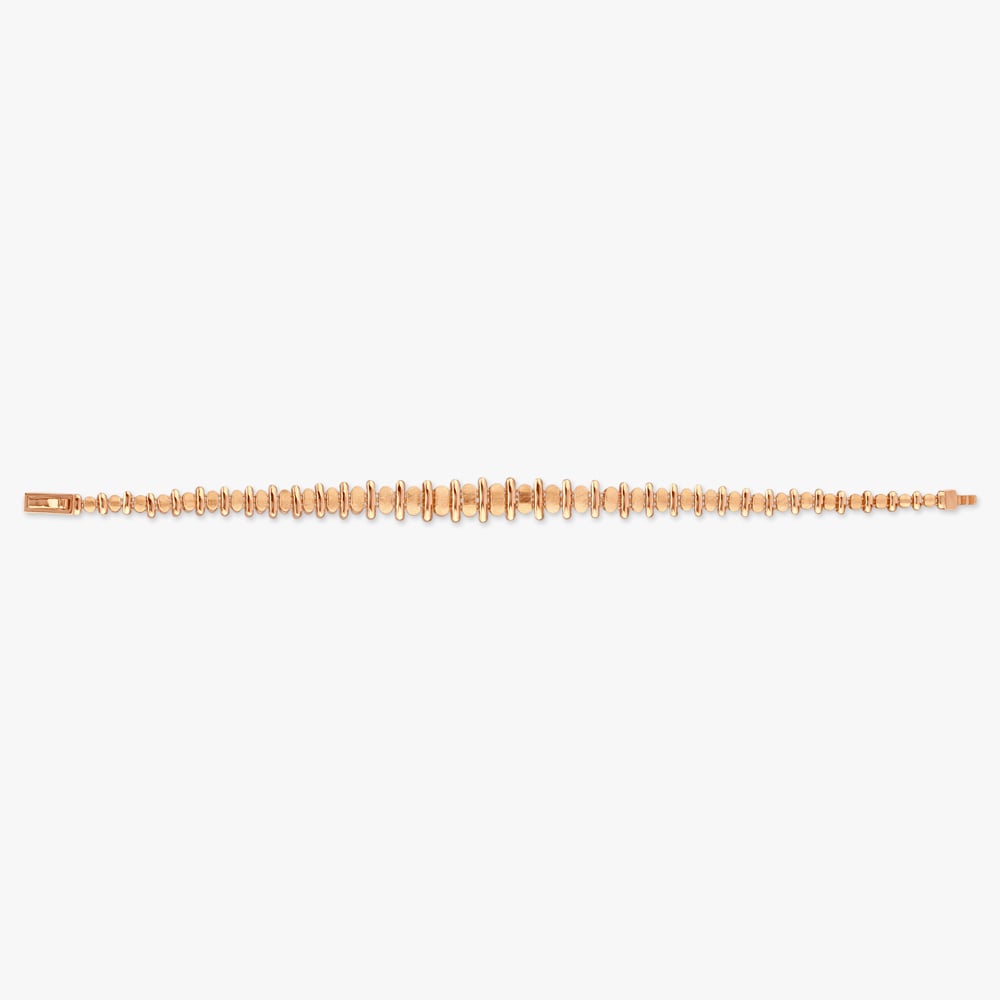 Sleek Disc Gold Bracelet,,hi-res image number null