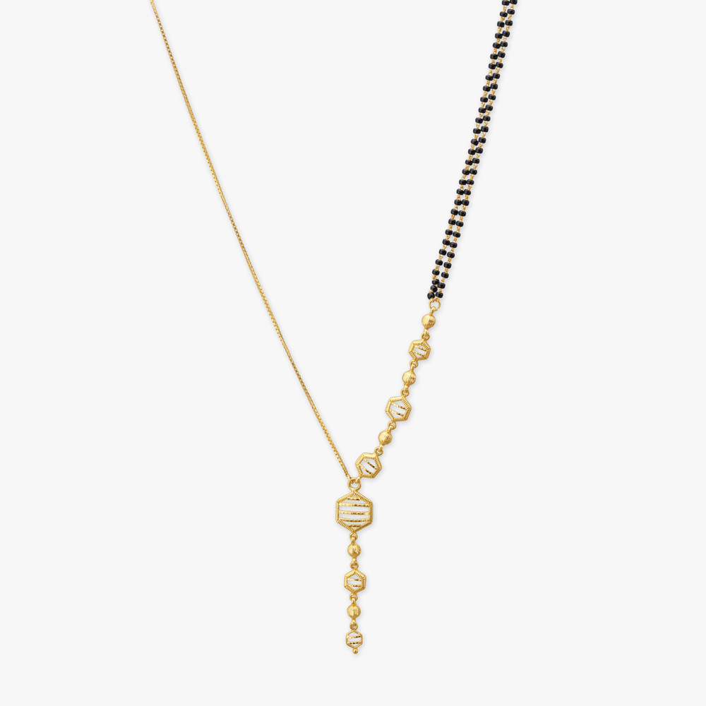 Hexa Trail Gold Mangalsutra,,hi-res image number null