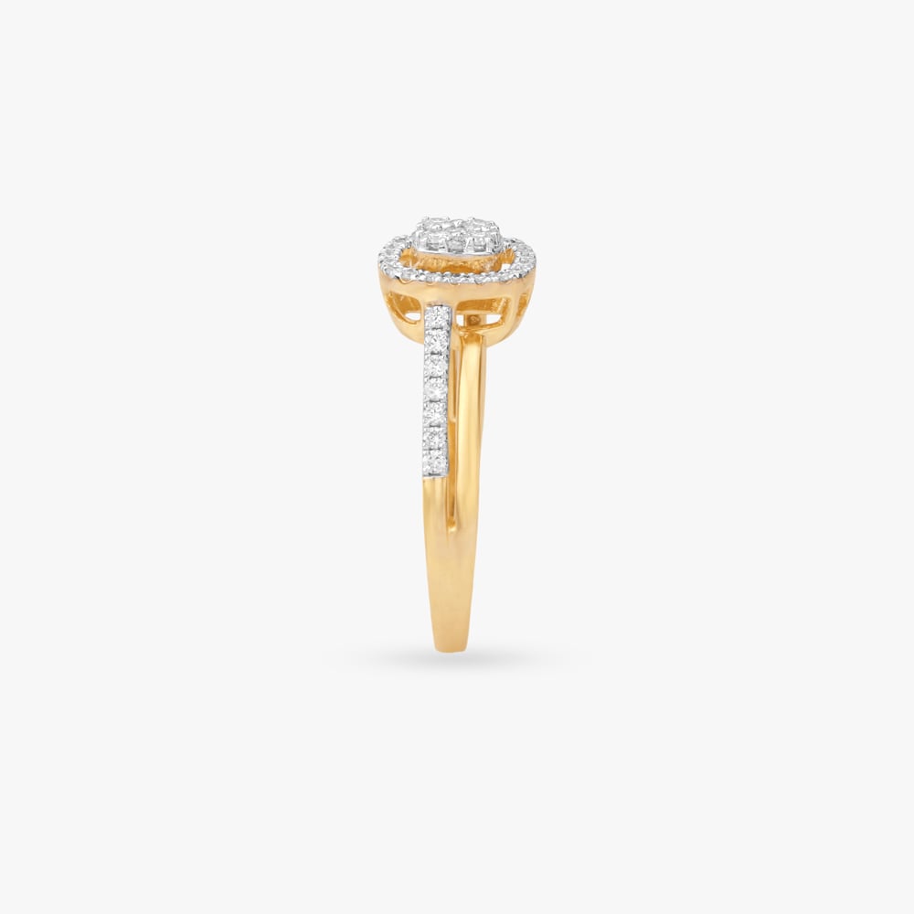 Halo Sparkle Diamond Ring,,hi-res image number null