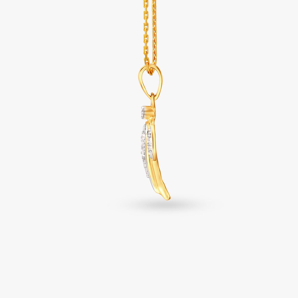 Siddhivinayak Sparkle Diamond Pendant,,hi-res image number null