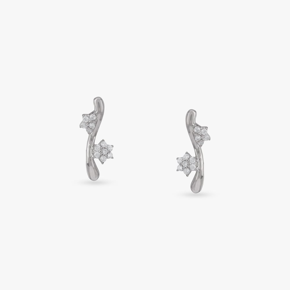 Twinkle Trail Silver Pendant and Earrings Set,,hi-res image number null