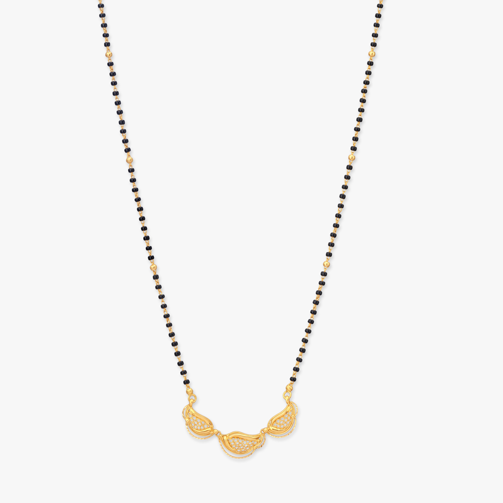 Sacred Swirls Gold Mangalsutra,,hi-res image number null