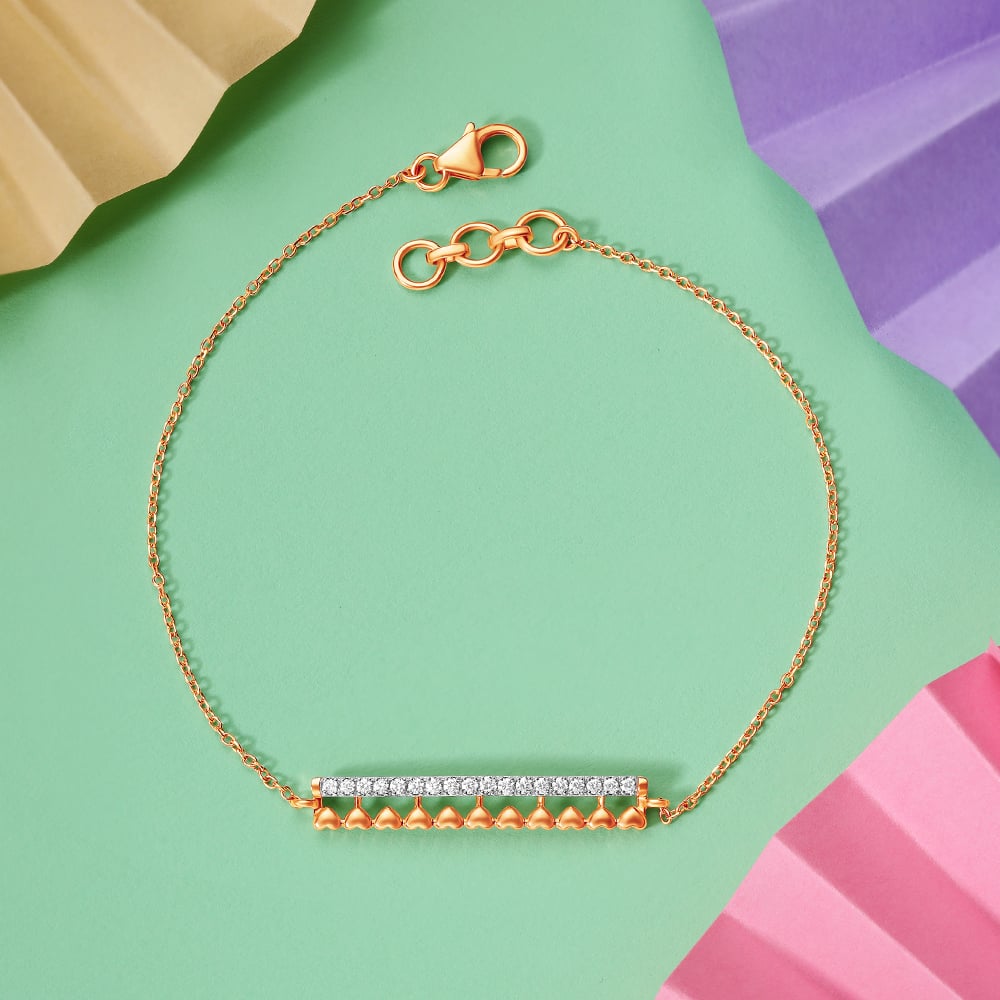 Heartstring Diamond Bracelet,,hi-res image number null