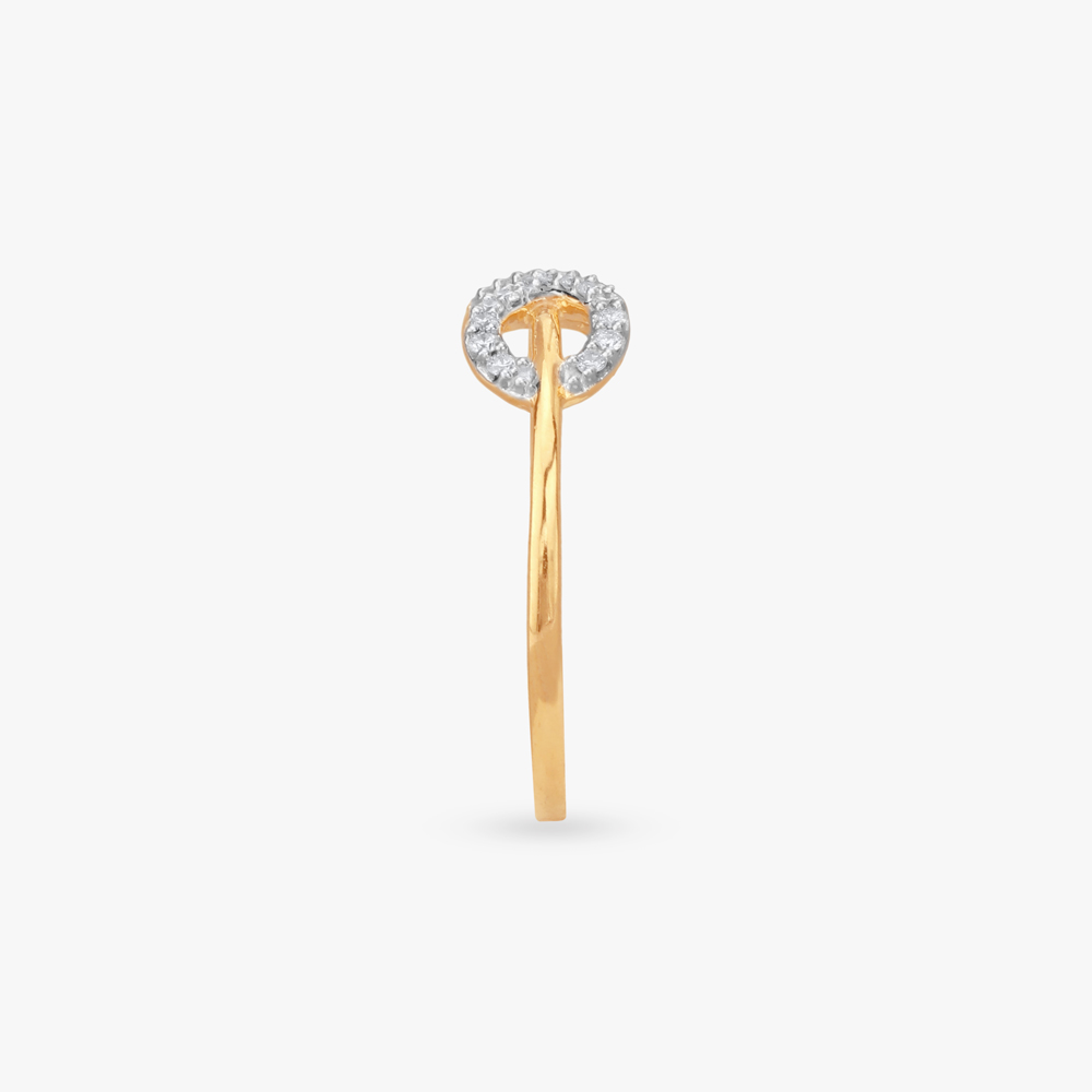 Sleek Infinity Diamond Finger Ring,,hi-res image number null