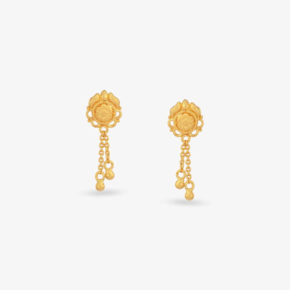 

Little Daisy Gold Drop Earrings