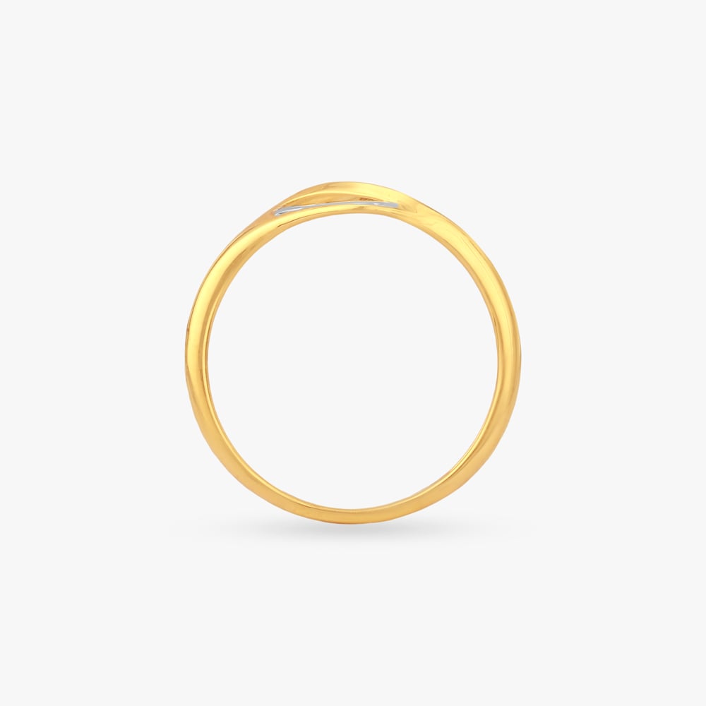 Willow Flow Gold Finger Ring,,hi-res image number null
