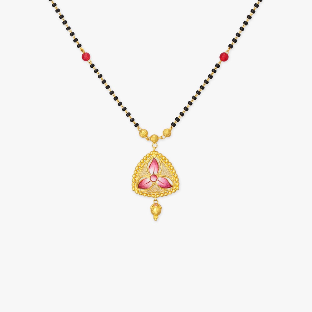 

Blossom Crest Gold Mangalsutra