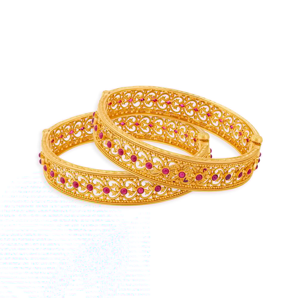 Tanishq gold kangan design hotsell