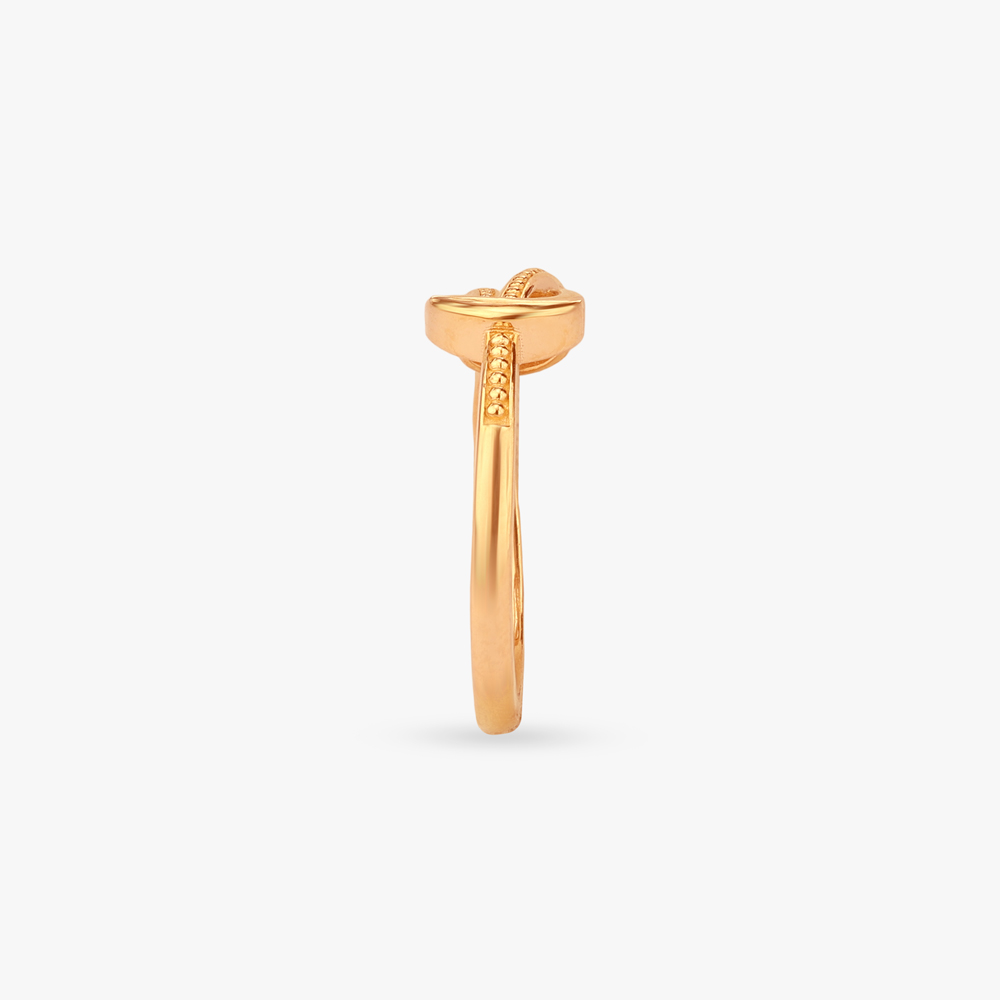 Endless Knot Gold Ring,,hi-res image number null