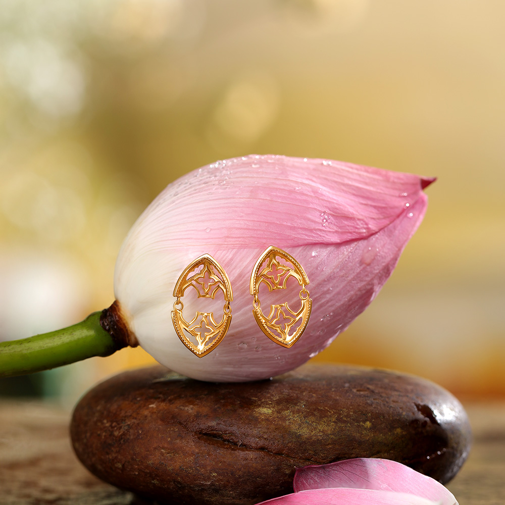 Intricate Stud Earrings,,hi-res image number null