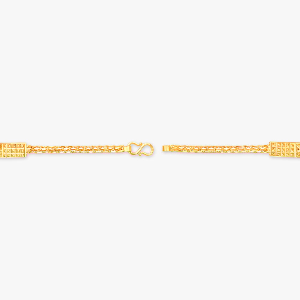 Spellbinding Gold Bracelet for Men,,hi-res image number null
