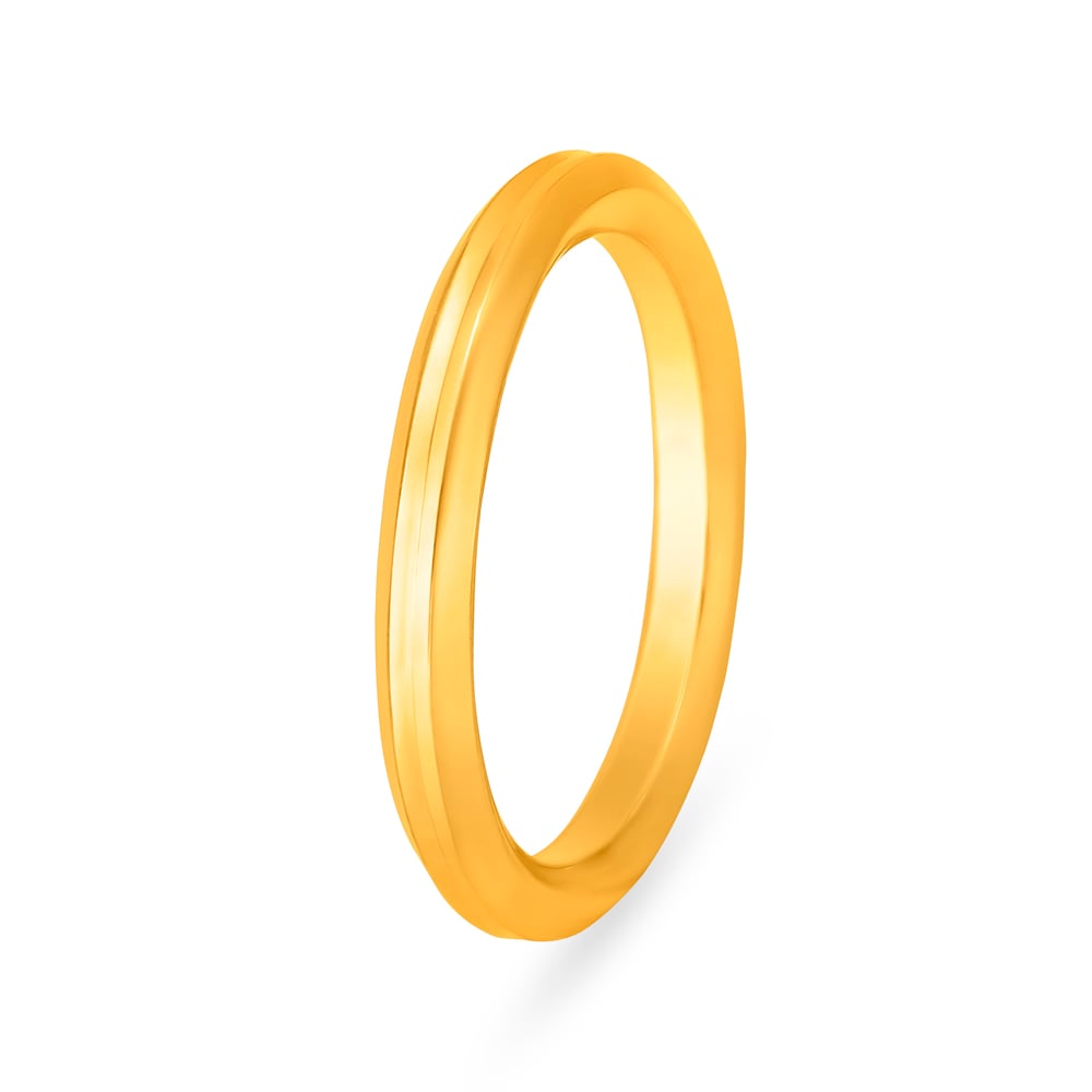 

Simplistic Textured 22 Karat Gold Finger Band