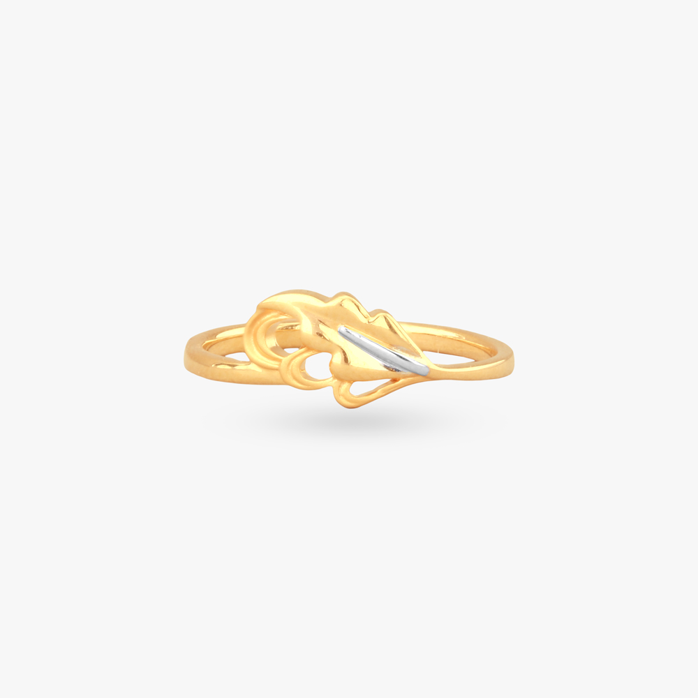 

Tranquillity Twist Gold Ring