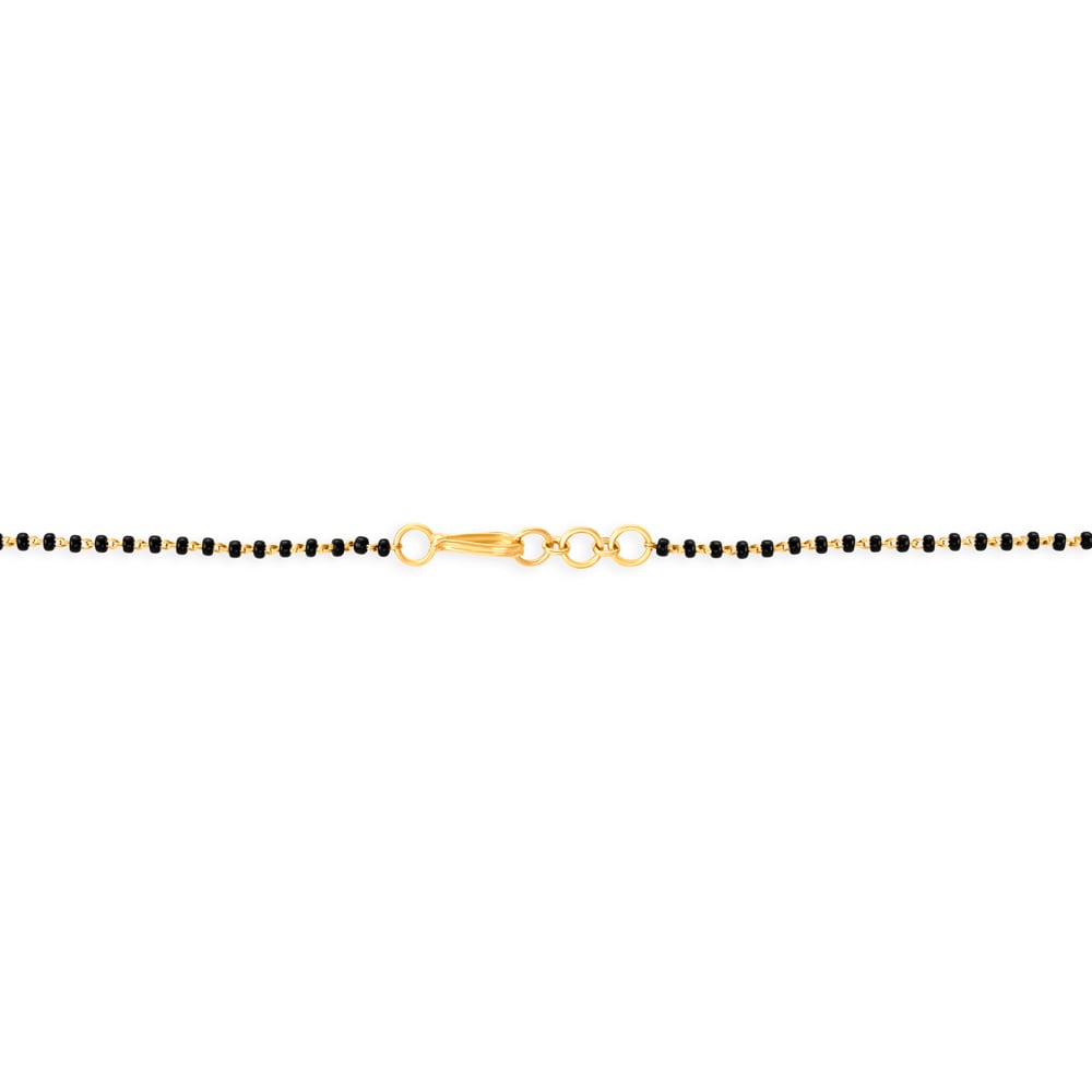 Floral Sparkle Diamond Mangalsutra,,hi-res image number null
