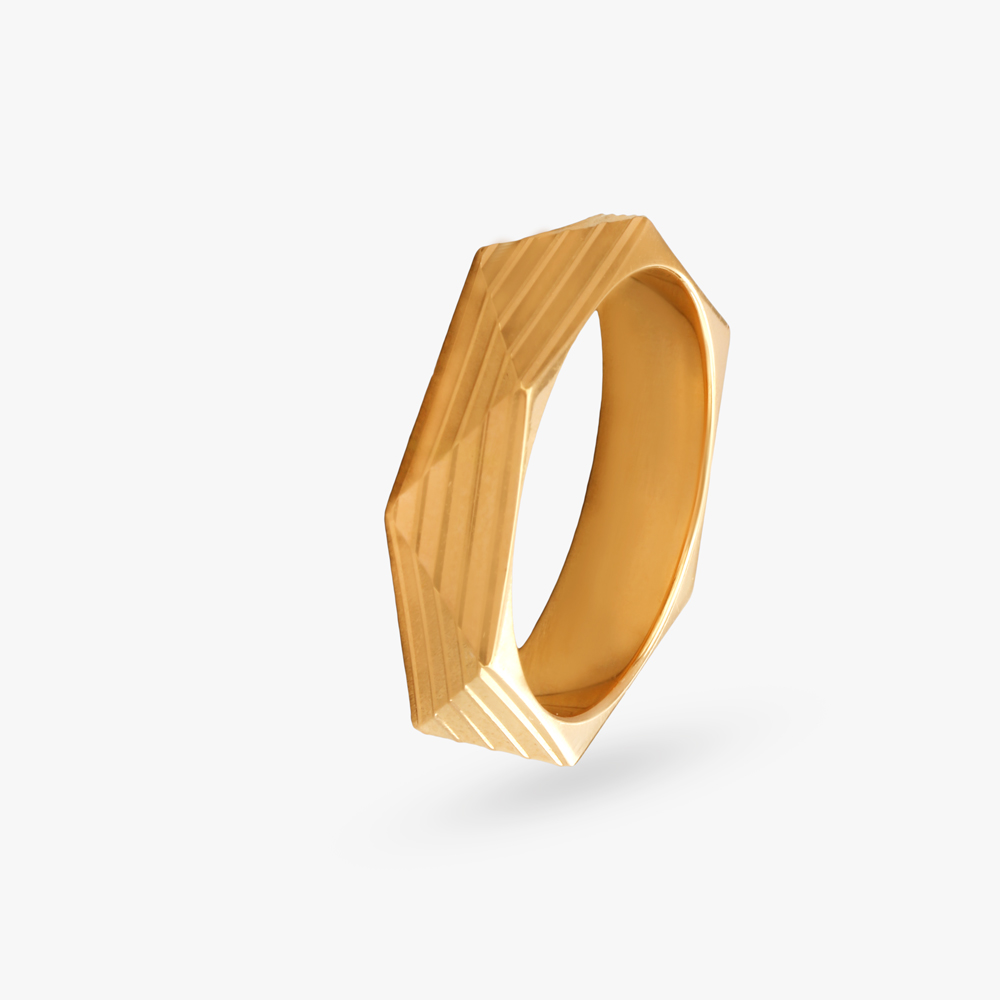 Angled Form Gold Ring,,hi-res image number null