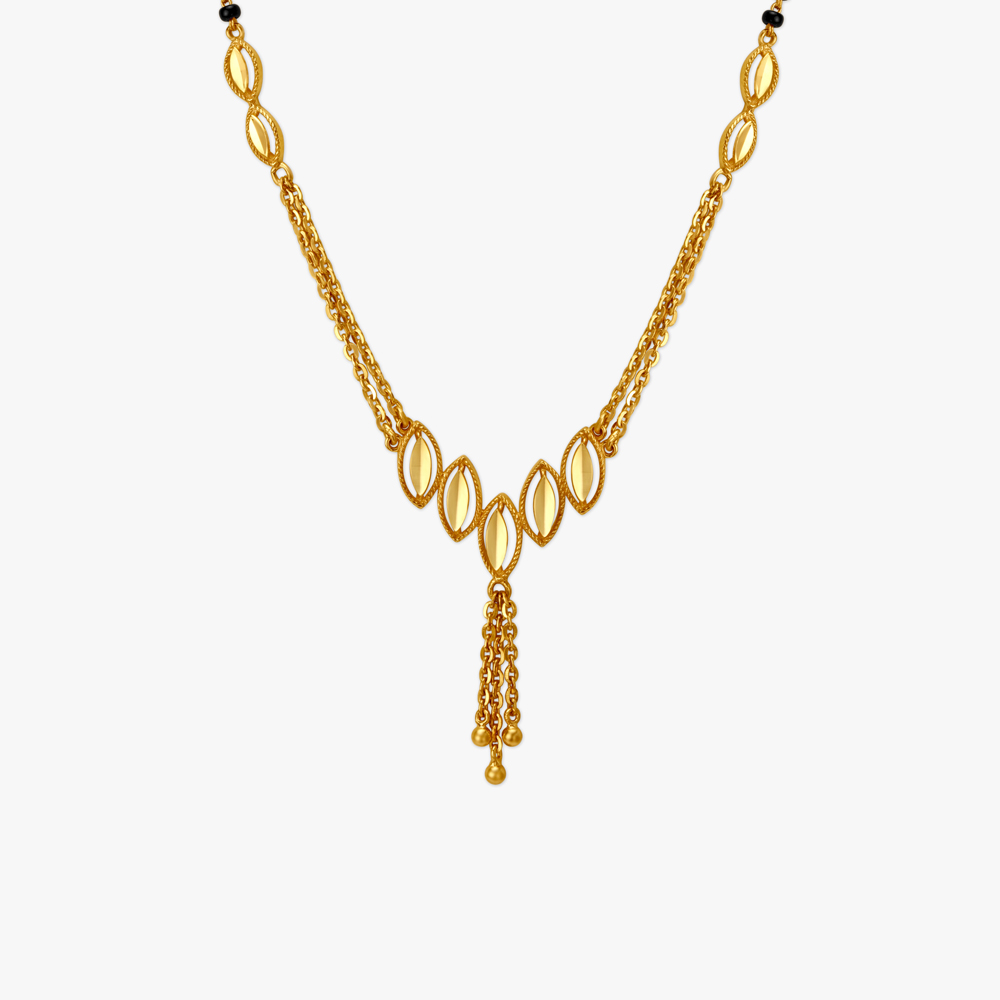 Tanishq mangalsutra 22k on sale gold
