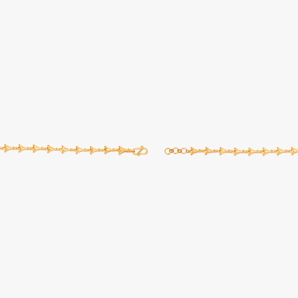 Flowerbud Gold Bracelet,,hi-res image number null